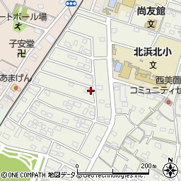 静岡県浜松市浜名区西美薗3337周辺の地図