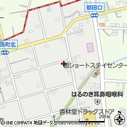 静岡県浜松市中央区根洗町152周辺の地図