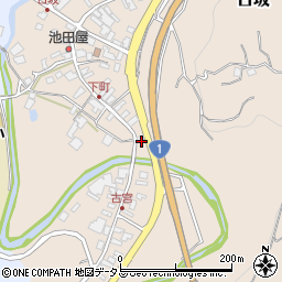 静岡県掛川市日坂153周辺の地図