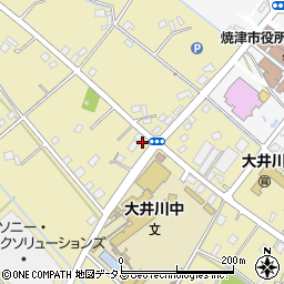 ファミリーマート大井川中学校前店周辺の地図