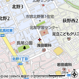 徳島大正銀行伊丹北支店周辺の地図
