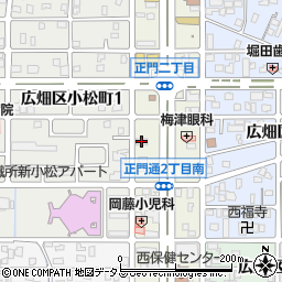 Ｖｉｌｌａ正門通Ｂ周辺の地図