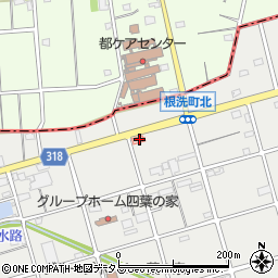 静岡県浜松市中央区根洗町199周辺の地図
