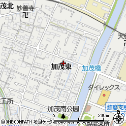 兵庫県姫路市飾磨区加茂東周辺の地図