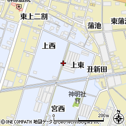 愛知県西尾市一色町藤江周辺の地図