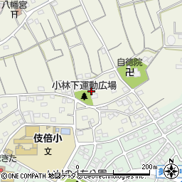 静岡県浜松市浜名区小林668周辺の地図