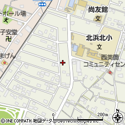 静岡県浜松市浜名区西美薗3302周辺の地図