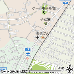 静岡県浜松市浜名区道本235周辺の地図