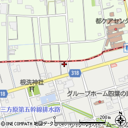 静岡県浜松市中央区根洗町24周辺の地図