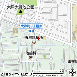 ＨｏｎｄａＣａｒｓ西播大津店周辺の地図