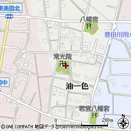 静岡県浜松市浜名区油一色155周辺の地図