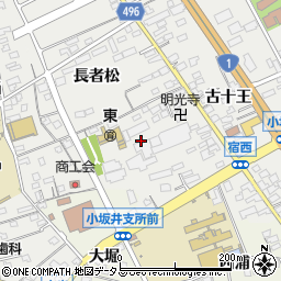 愛知県豊川市宿町（光道寺）周辺の地図