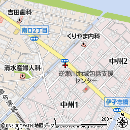 リパーク宝塚中州１丁目第２駐車場周辺の地図