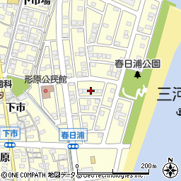 愛知県蒲郡市形原町春日浦17-4周辺の地図