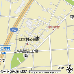 静岡県浜松市浜名区平口642周辺の地図