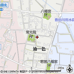 静岡県浜松市浜名区油一色163周辺の地図