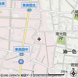 静岡県浜松市浜名区東美薗1408周辺の地図