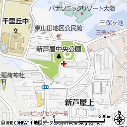大阪府吹田市新芦屋上29周辺の地図