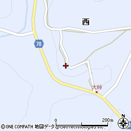 岡山県加賀郡吉備中央町西2232周辺の地図
