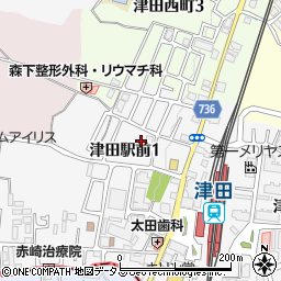 Ｍ’プラザ津田駅前六番館周辺の地図