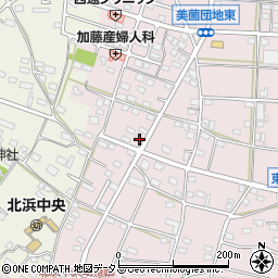 静岡県浜松市浜名区東美薗1285周辺の地図