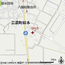 三重県津市芸濃町椋本2202周辺の地図
