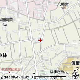 静岡県浜松市浜名区小林438周辺の地図
