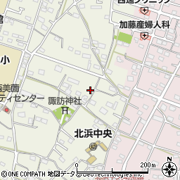 静岡県浜松市浜名区西美薗1754-5周辺の地図