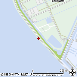 愛知県西尾市一色町細川六ノ割周辺の地図