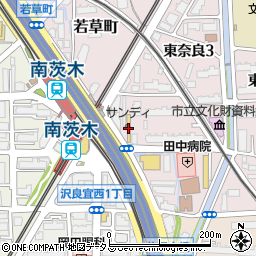 サンディ南茨木店周辺の地図