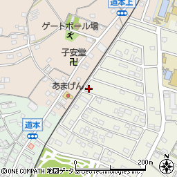 静岡県浜松市浜名区西美薗3318周辺の地図