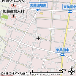 静岡県浜松市浜名区東美薗1350周辺の地図