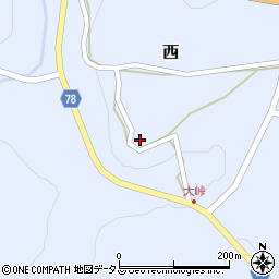 岡山県加賀郡吉備中央町西2178周辺の地図