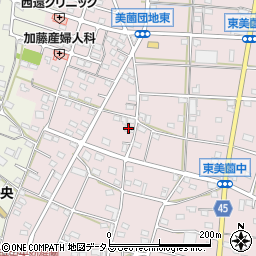 静岡県浜松市浜名区東美薗1293周辺の地図