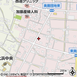 静岡県浜松市浜名区東美薗1288周辺の地図
