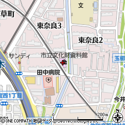 茨木市立文化財資料館周辺の地図