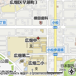 姫路市立広畑中学校周辺の地図