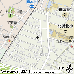 静岡県浜松市浜名区西美薗3375周辺の地図