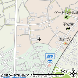 静岡県浜松市浜名区道本45周辺の地図