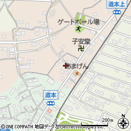 静岡県浜松市浜名区道本235-3周辺の地図