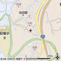 静岡県掛川市日坂36周辺の地図