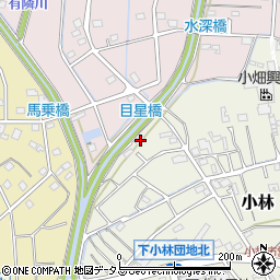 静岡県浜松市浜名区小林208周辺の地図
