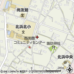 静岡県浜松市浜名区西美薗1699周辺の地図