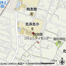 静岡県浜松市浜名区西美薗1798-1周辺の地図