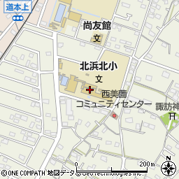 静岡県浜松市浜名区西美薗1588周辺の地図