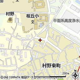 大阪府枚方市村野東町9-4周辺の地図