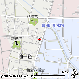 静岡県浜松市浜名区油一色173周辺の地図