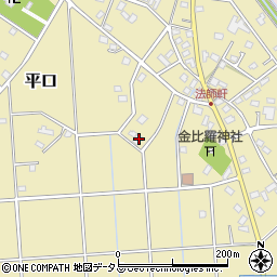 静岡県浜松市浜名区平口1046周辺の地図