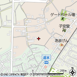 静岡県浜松市浜名区道本周辺の地図