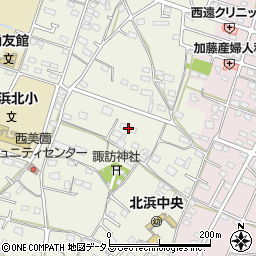 静岡県浜松市浜名区西美薗1861-4周辺の地図